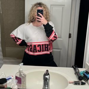 Pink chicago sweatshirt